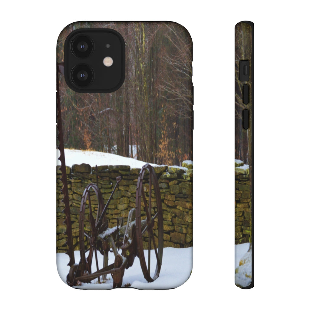 Horse Drawn Sickle Mower Mobile Phone Case for iPhone and Samsung Galaxy