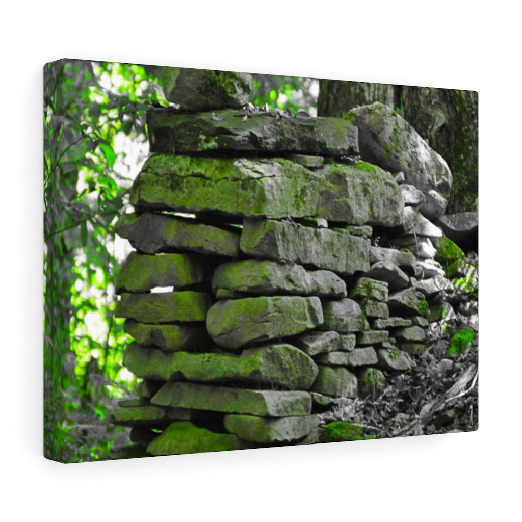 Stone Wall Stretched Canvas