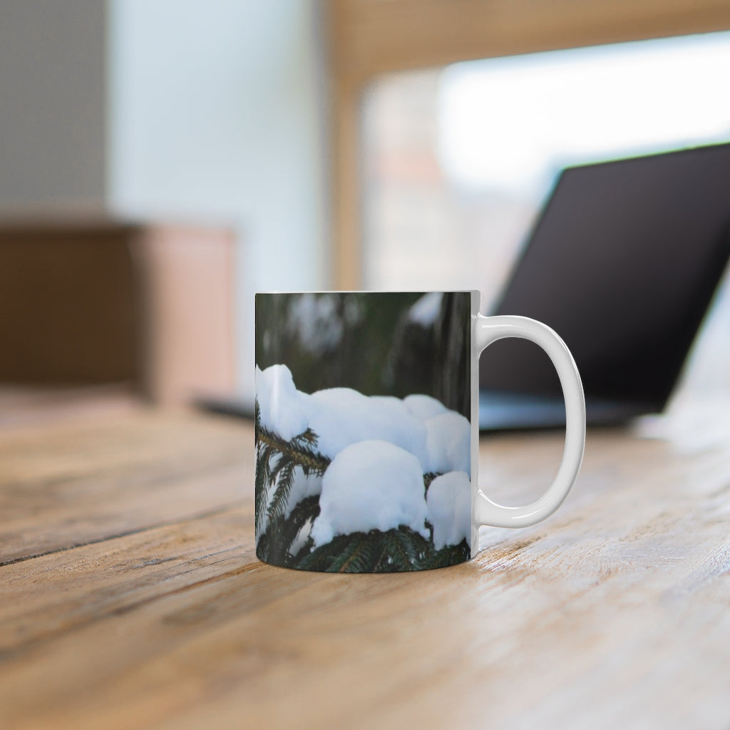 Snowy Pine Mug 11oz