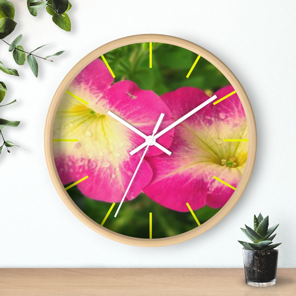 Petunia Wall clock