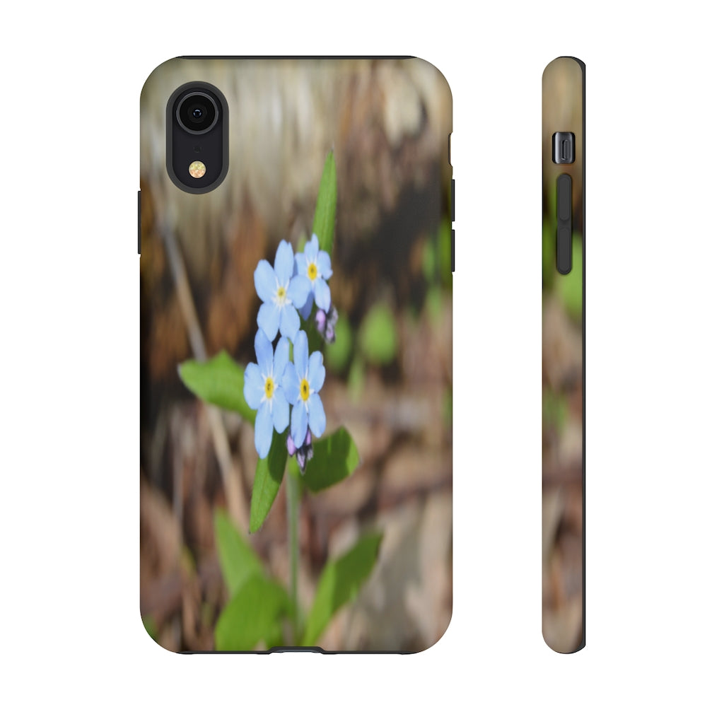 Woodland Forget Me Not Tough Case for iPhone and Samsung Galaxy