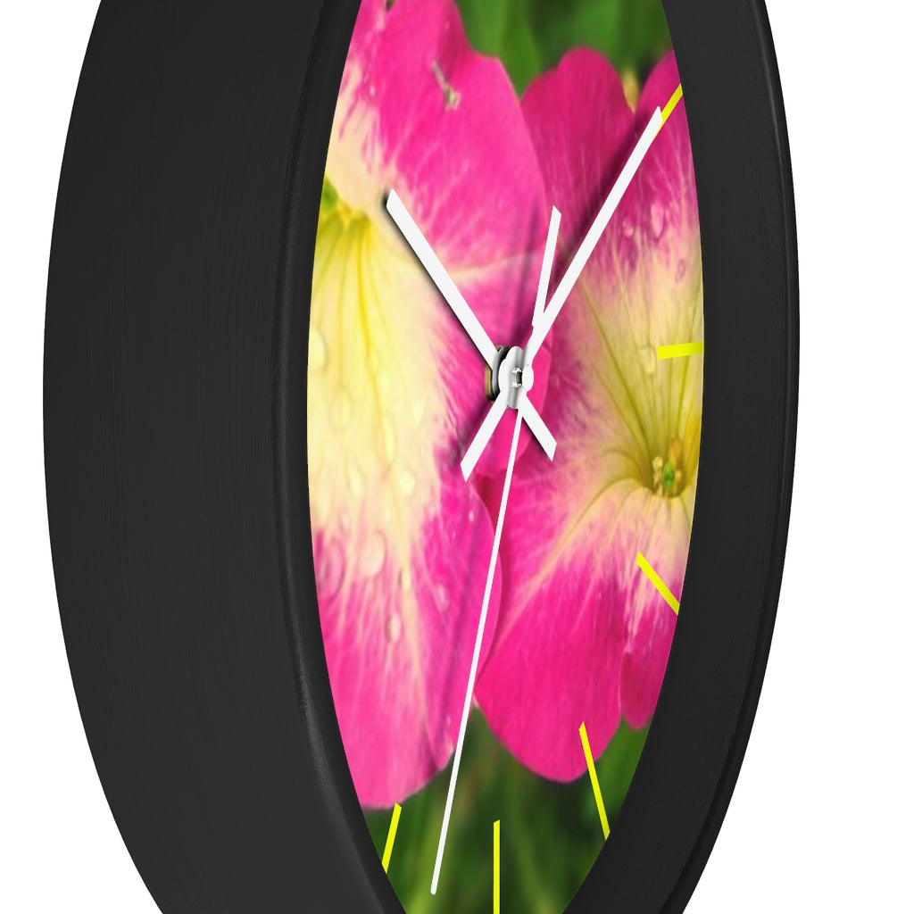 Petunia Wall clock