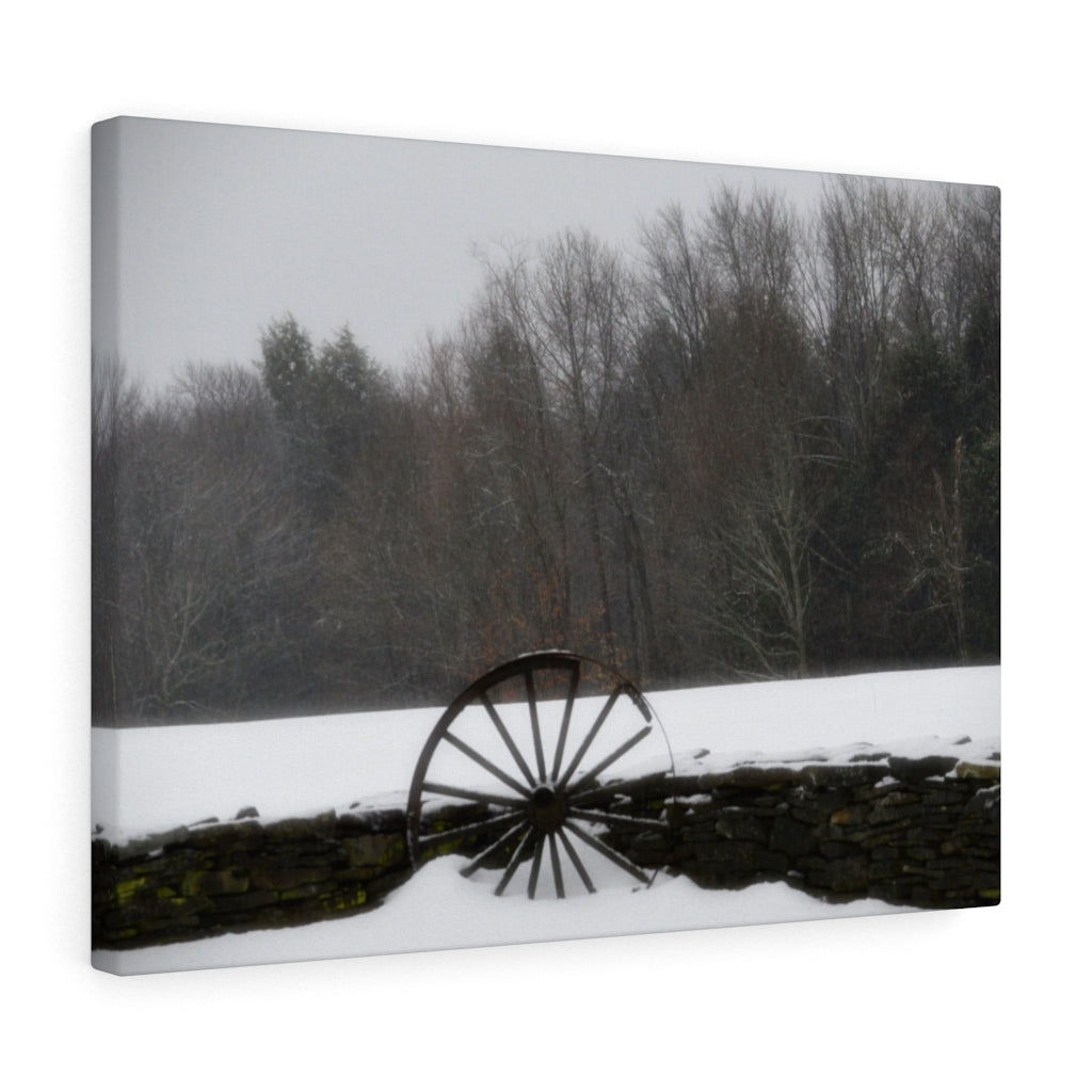 Wagon Wheel Stretched Canvas