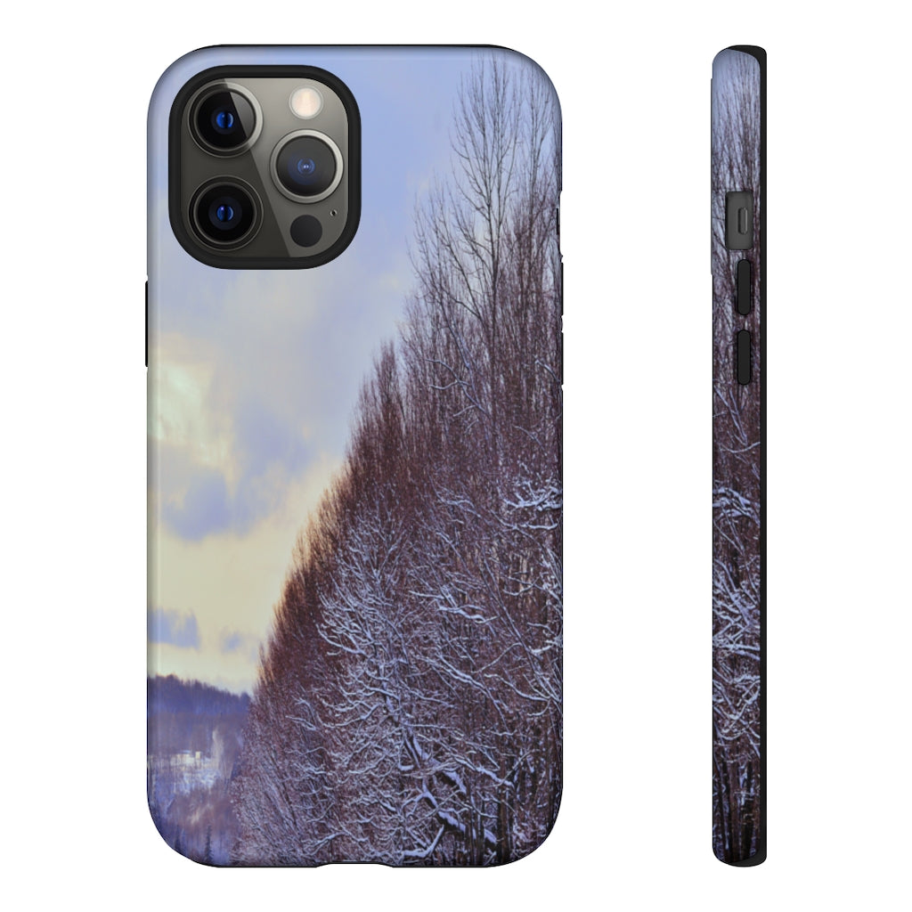 Winter Treeline Tough Case for iPhone and Samsung Galaxy