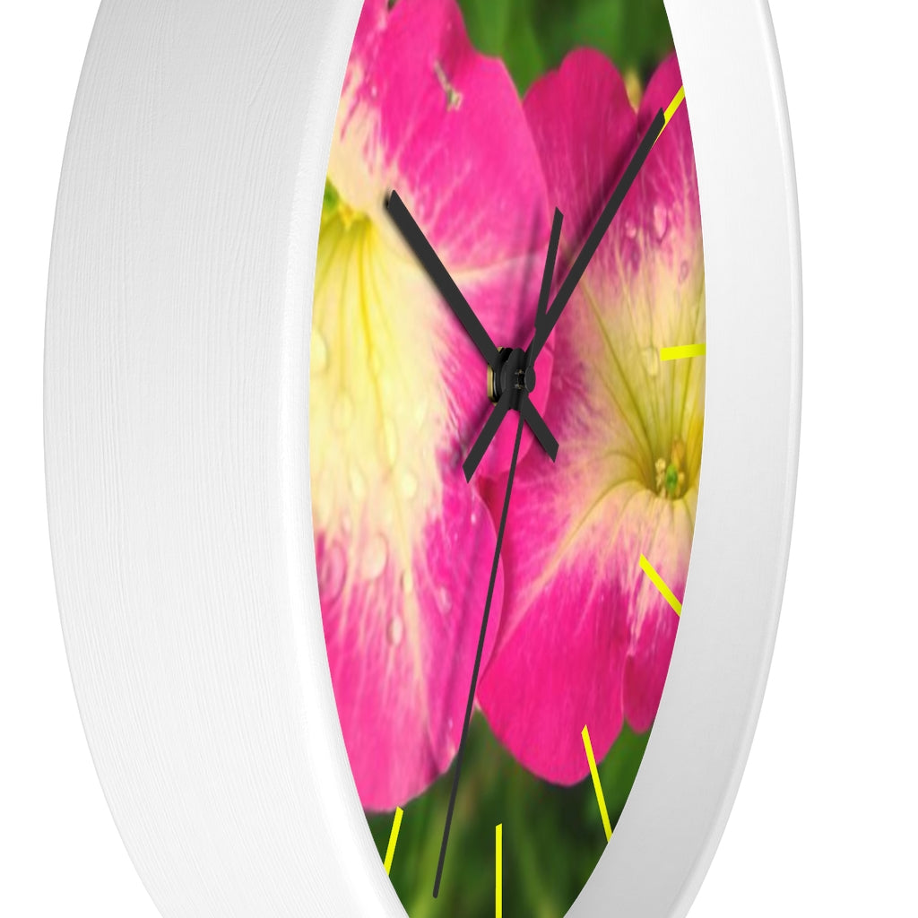 Petunia Wall clock