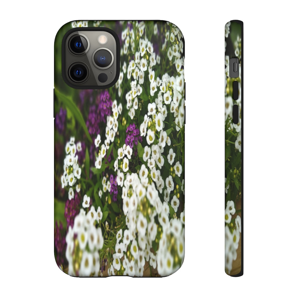 Sweet Alyssum Mobile Phone Case for iPhone and Samsung Galaxy