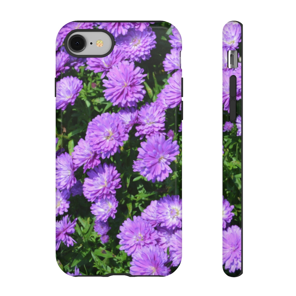 Purple Aster Mobile Phone Case for iPhone and Samsung Galaxy