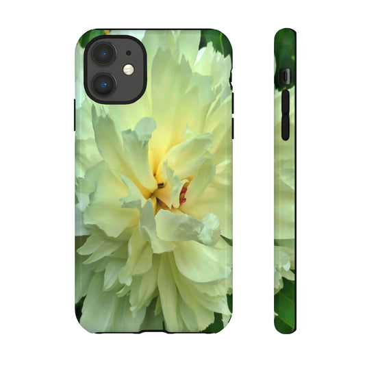 White Peony 2 Tough Case for iPhone and Samsung Galaxy