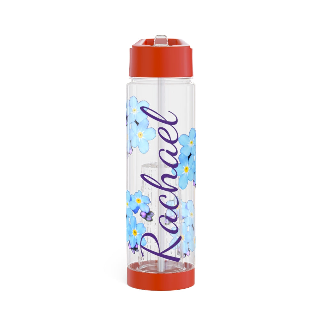 Personalized and Customized Infuser Water Bottle (Woodland Forget Me Not) (not a decal) I Gift I Bridesmaid I Teacher I Gym I Coworker I