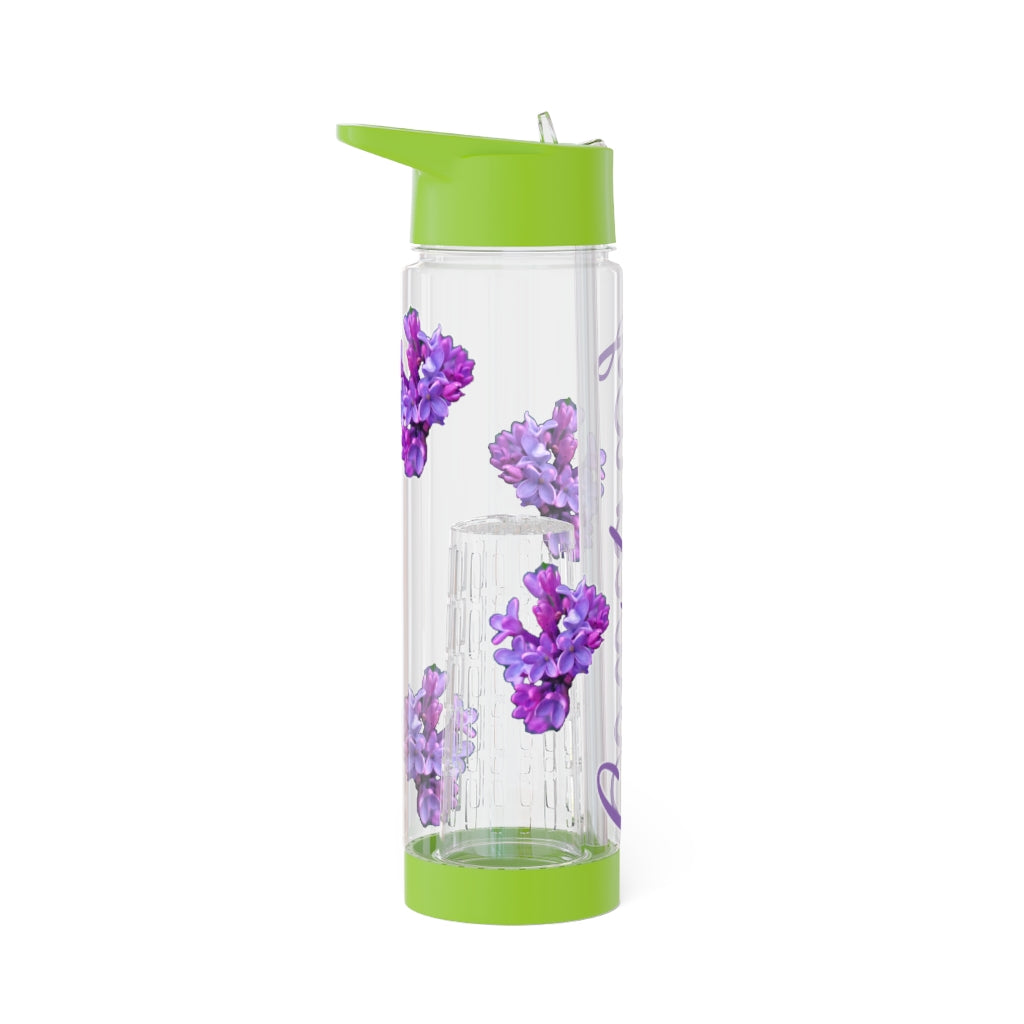 Personalized & Customizable Infuser Water Bottle (Lilac) (not a decal) I Gift I Bridesmaid I Teacher gift I Workout I Coworker I Birthday