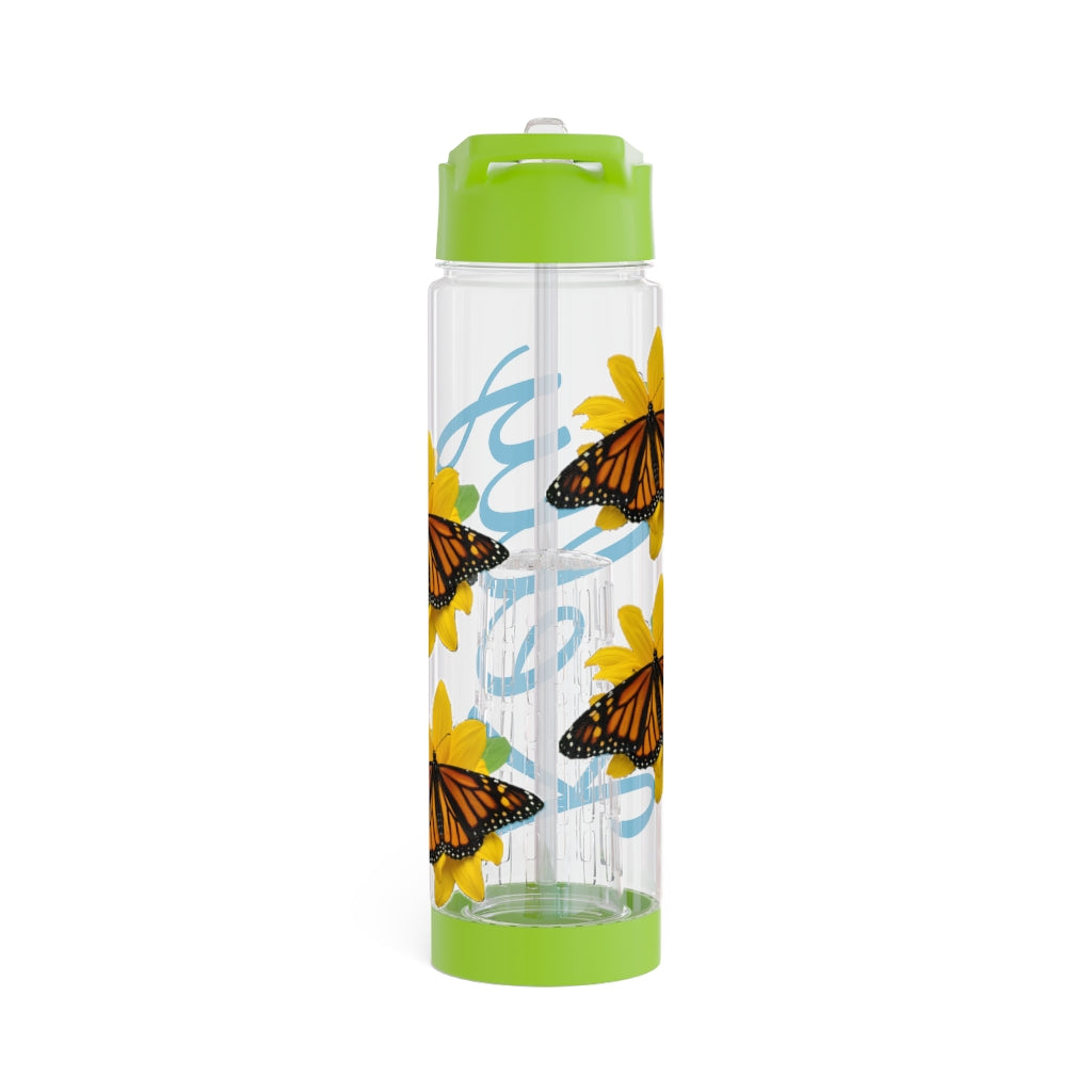 Personalized & Customized Butterfly Infuser Water Bottle (Olivia) (not a decal) I Gift I Bridesmaid I Teacher I Workout I Coworker