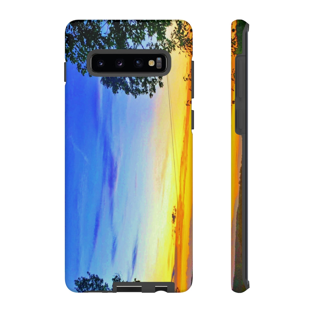 Sunset on the Horizon (vertical)  Mobile Phone Case for iPhone and Samsung Galaxy