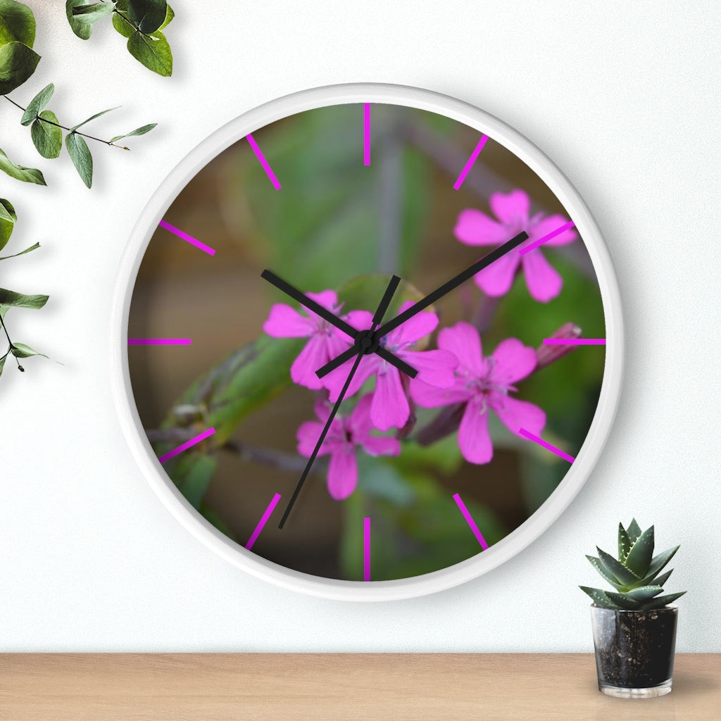 Phlox Wall clock