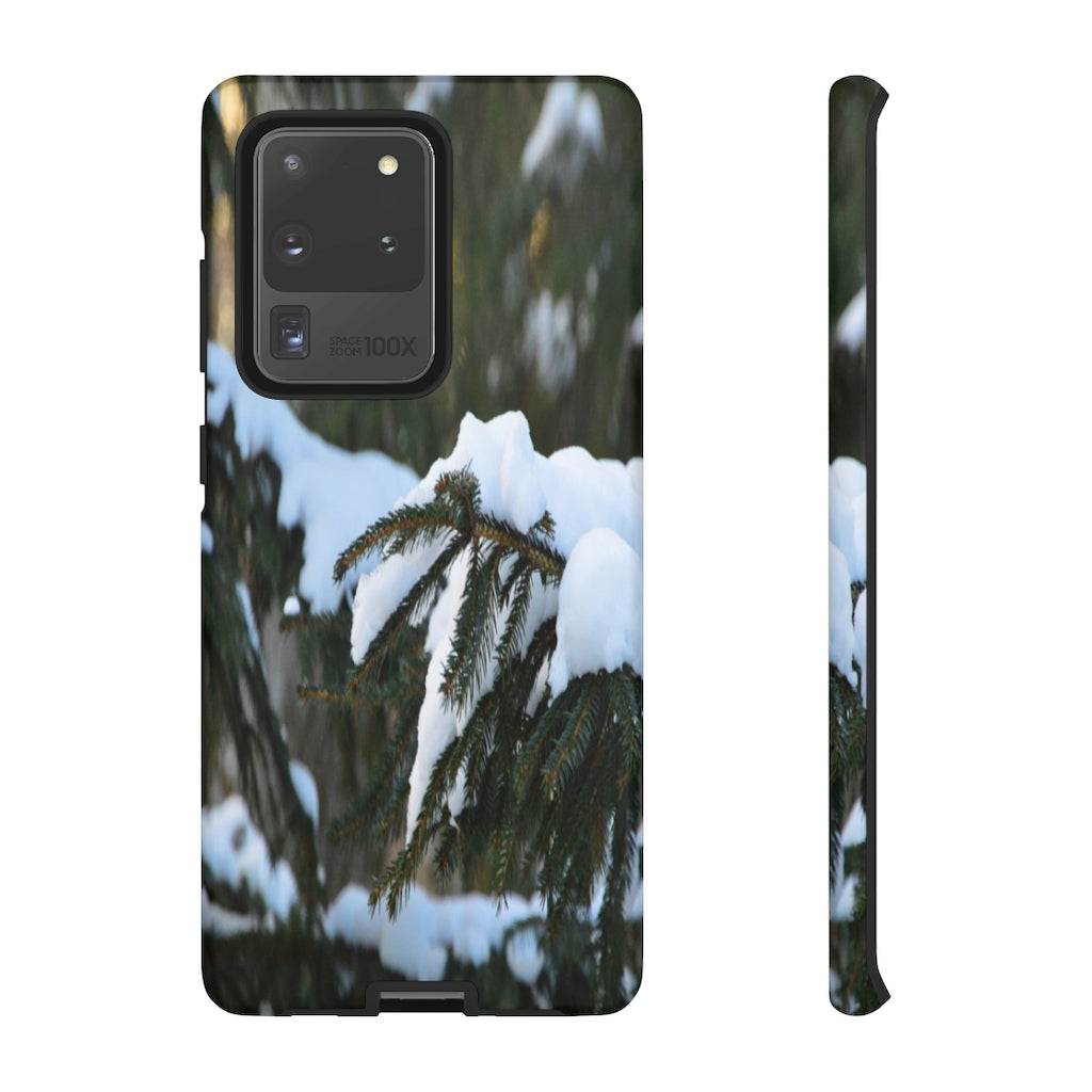 Snowy Pine Mobile Phone Case for iPhone and Samsung Galaxy