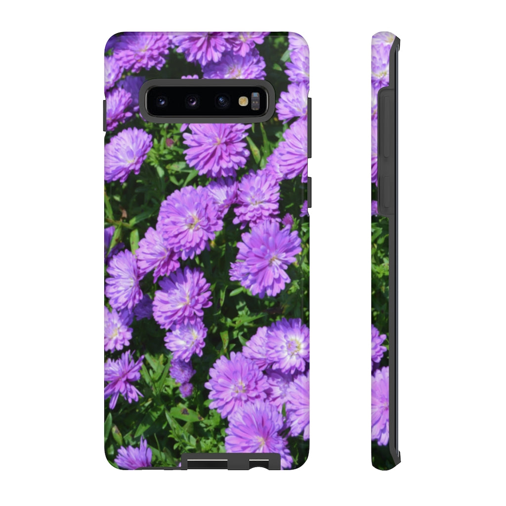 Purple Aster Mobile Phone Case for iPhone and Samsung Galaxy