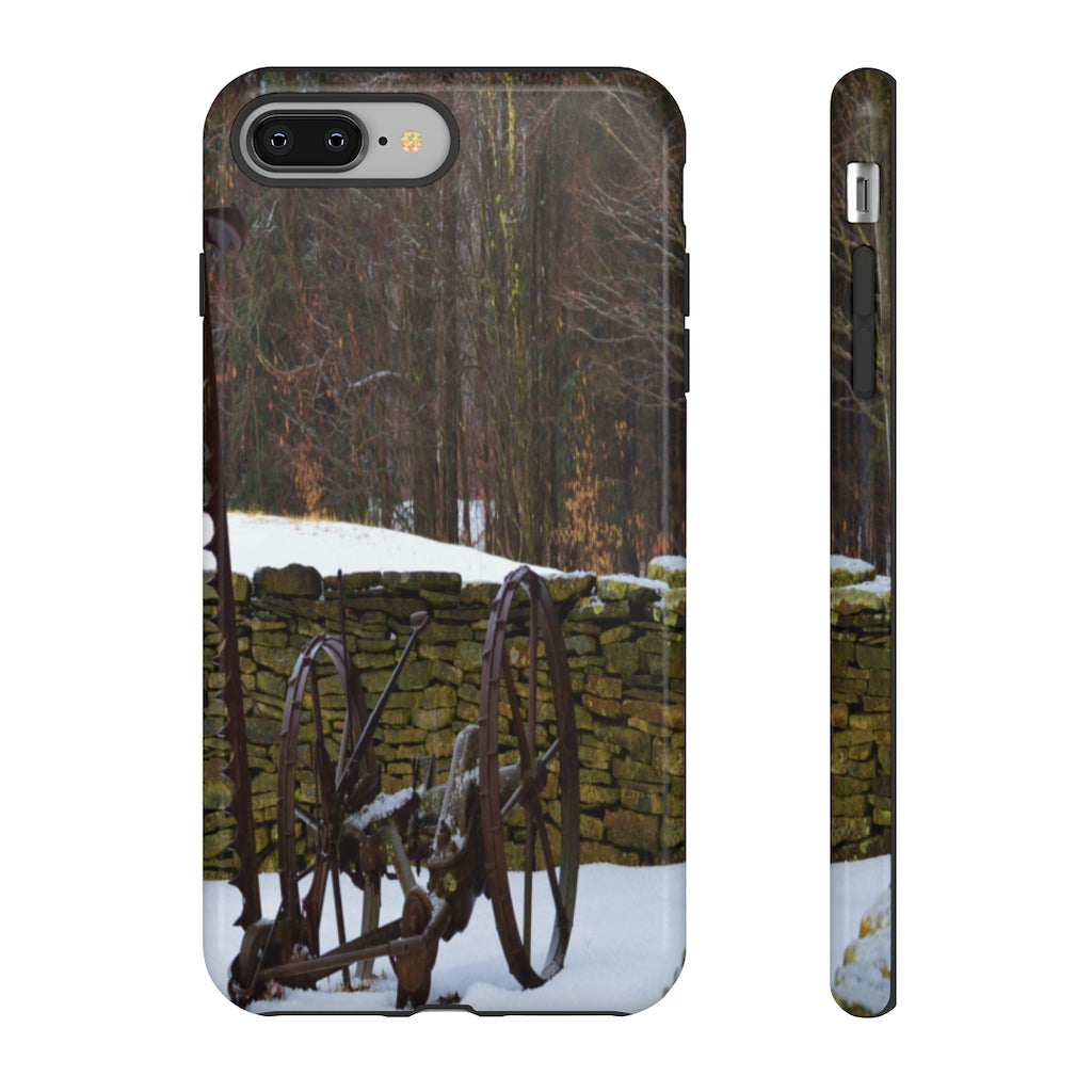 Horse Drawn Sickle Mower Mobile Phone Case for iPhone and Samsung Galaxy