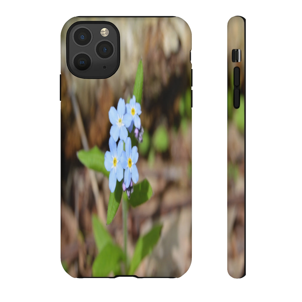 Woodland Forget Me Not Tough Case for iPhone and Samsung Galaxy