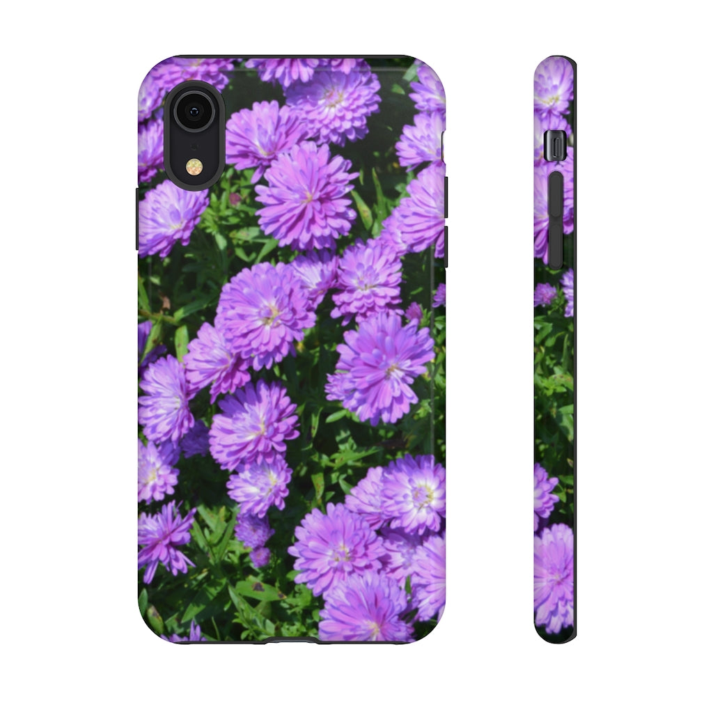 Purple Aster Mobile Phone Case for iPhone and Samsung Galaxy