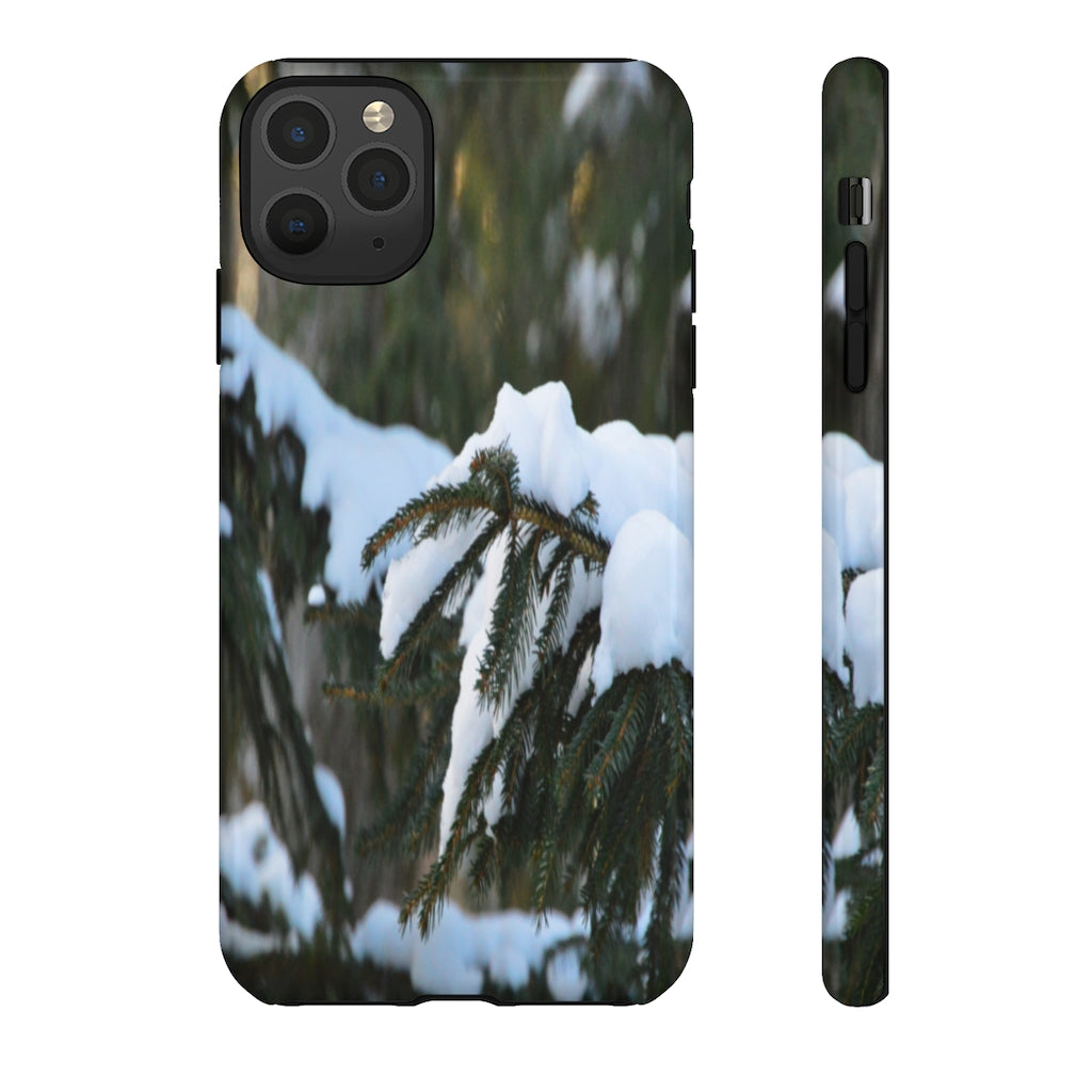 Snowy Pine Mobile Phone Case for iPhone and Samsung Galaxy