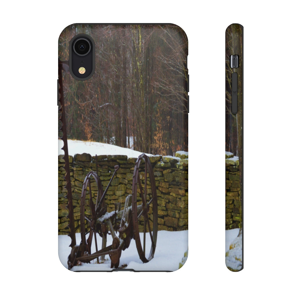 Horse Drawn Sickle Mower Mobile Phone Case for iPhone and Samsung Galaxy