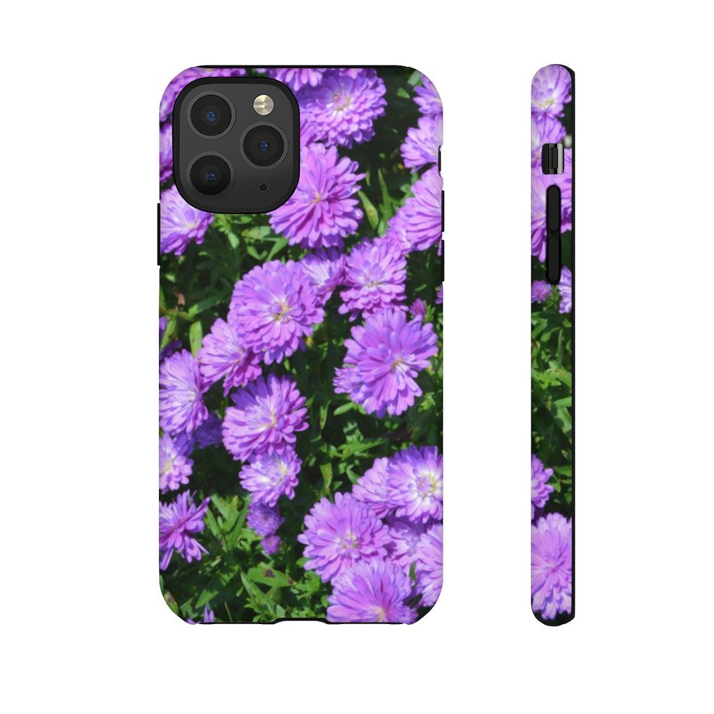 Purple Aster Mobile Phone Case for iPhone and Samsung Galaxy