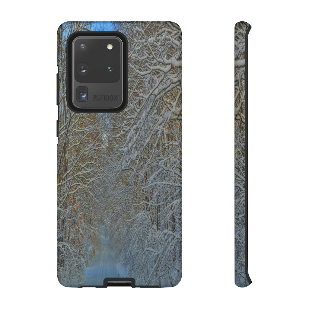 Snowy Path Mobile Phone Case for iPhone and Samsung Galaxy