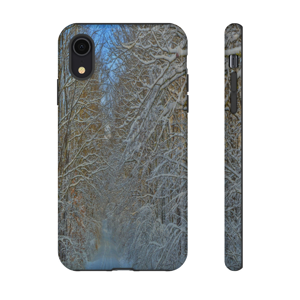 Snowy Path Mobile Phone Case for iPhone and Samsung Galaxy