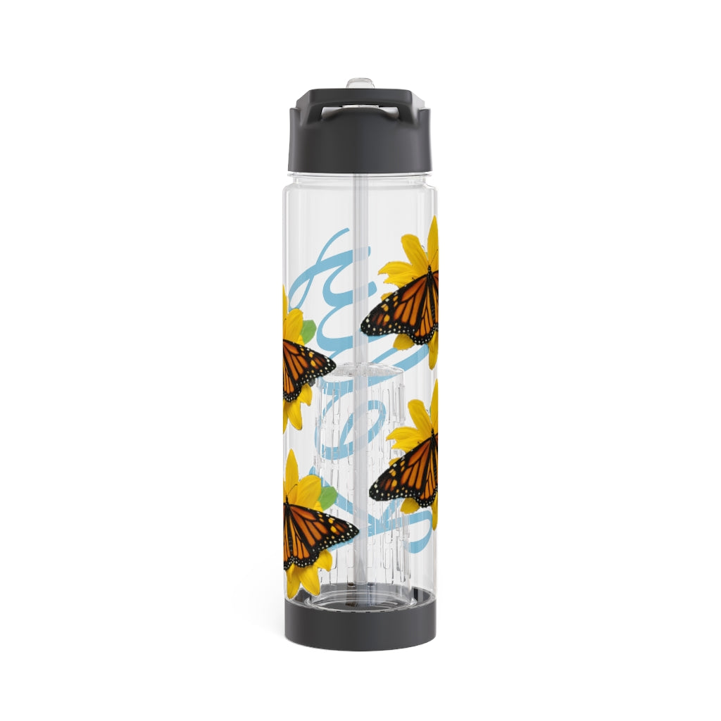 Personalized & Customized Butterfly Infuser Water Bottle (Olivia) (not a decal) I Gift I Bridesmaid I Teacher I Workout I Coworker