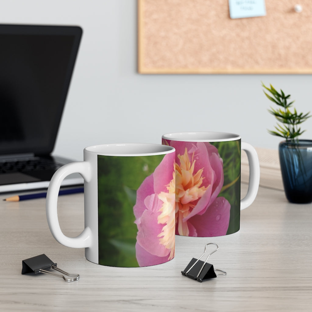 Pink Peony Mug 11oz