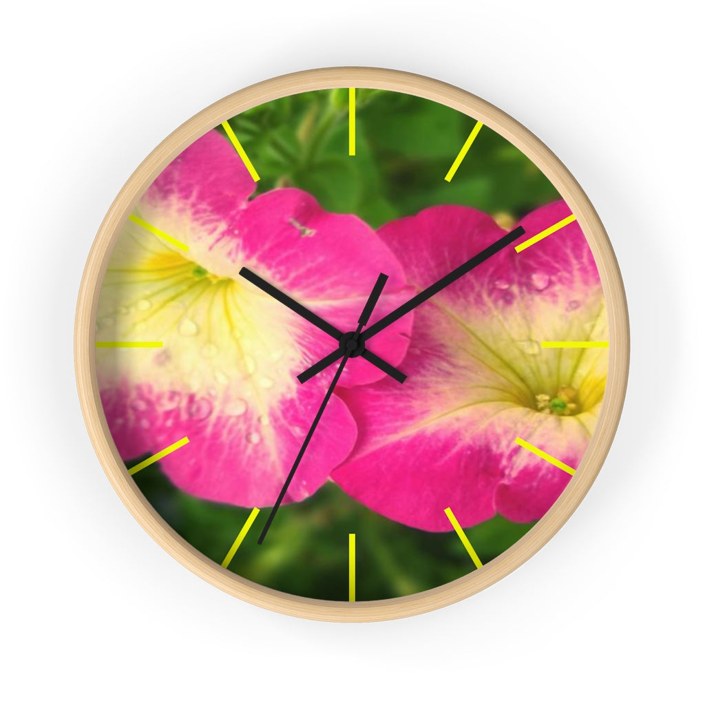 Petunia Wall clock