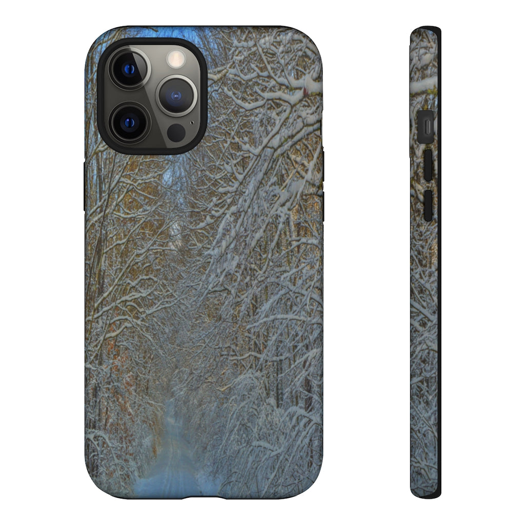 Snowy Path Mobile Phone Case for iPhone and Samsung Galaxy