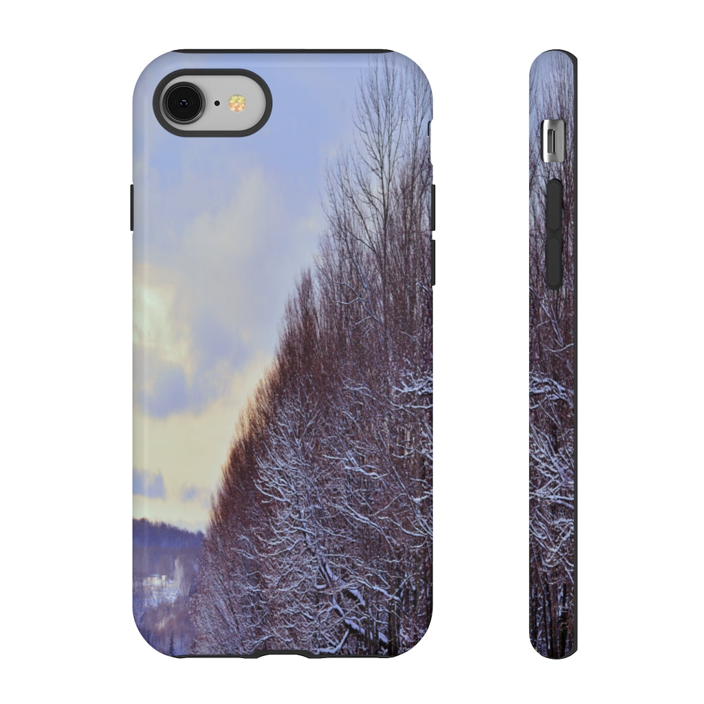 Winter Treeline Tough Case for iPhone and Samsung Galaxy