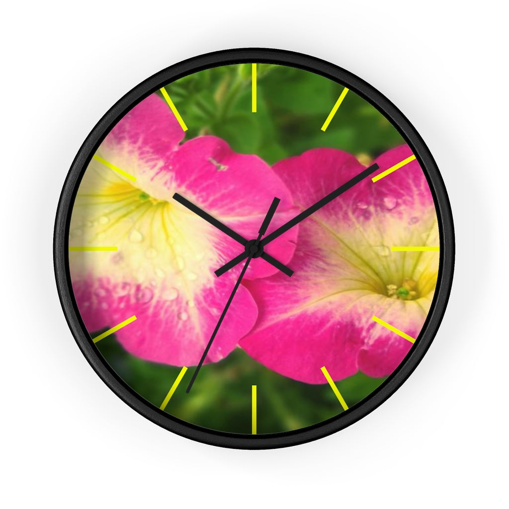 Petunia Wall clock