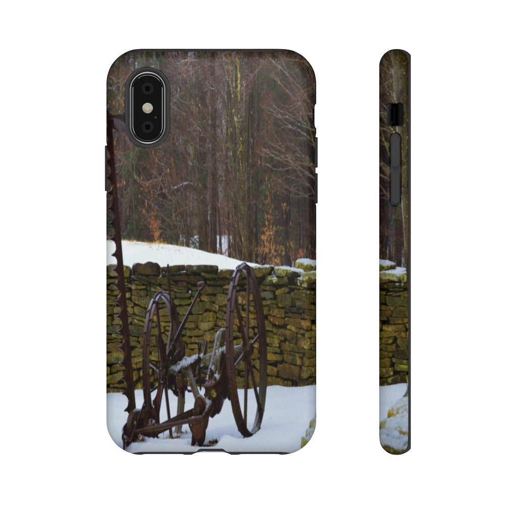 Horse Drawn Sickle Mower Mobile Phone Case for iPhone and Samsung Galaxy