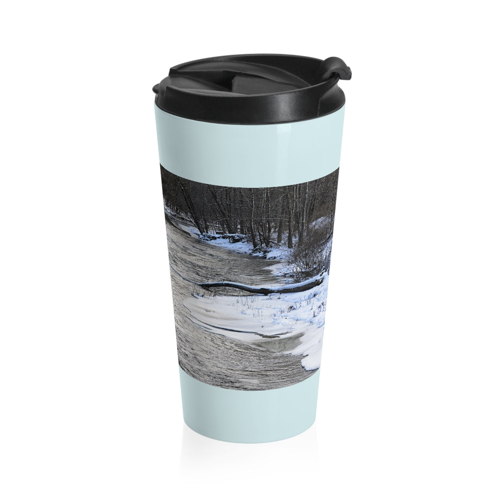 Winter River Stainless Steel Travel Mug