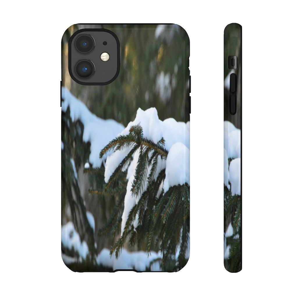 Snowy Pine Mobile Phone Case for iPhone and Samsung Galaxy