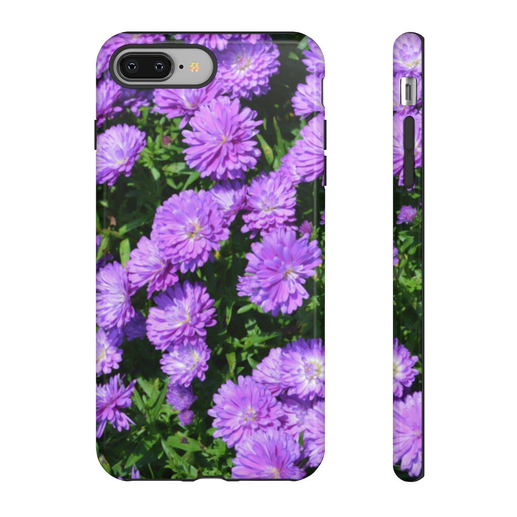 Purple Aster Mobile Phone Case for iPhone and Samsung Galaxy