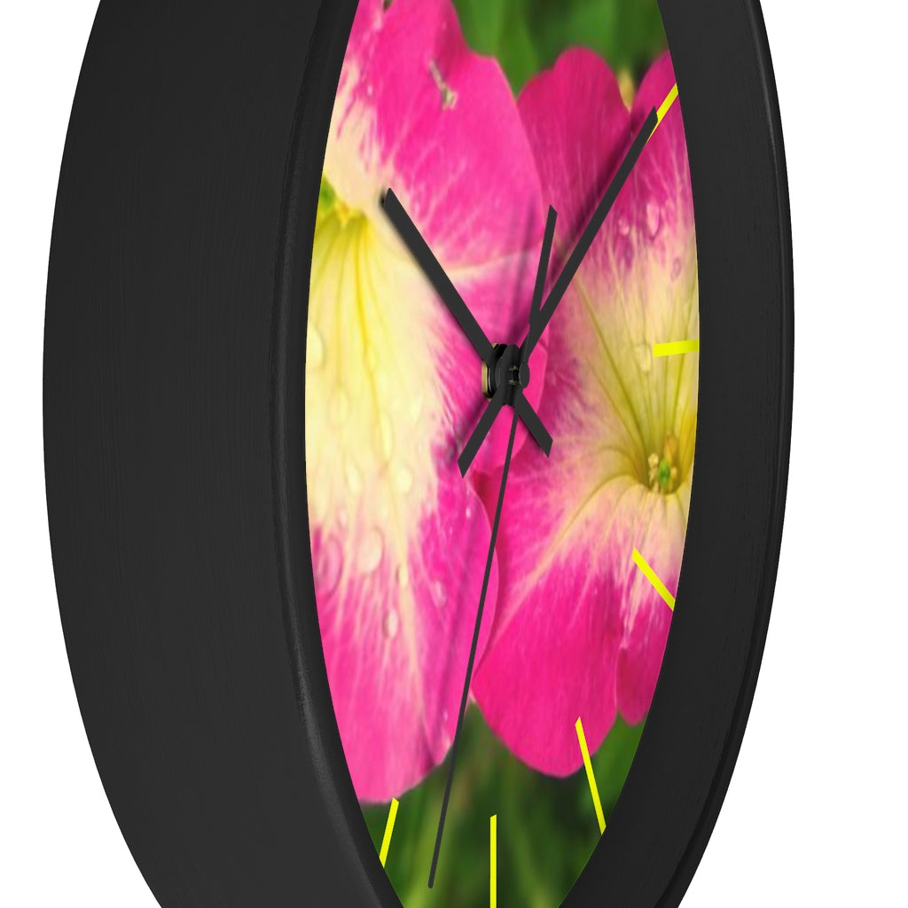 Petunia Wall clock