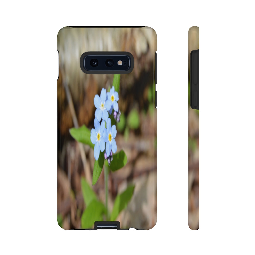 Woodland Forget Me Not Tough Case for iPhone and Samsung Galaxy