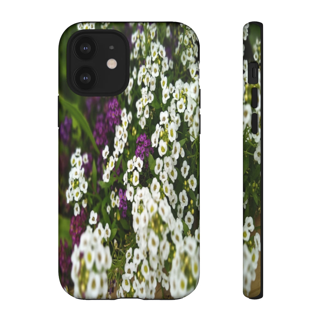 Sweet Alyssum Mobile Phone Case for iPhone and Samsung Galaxy