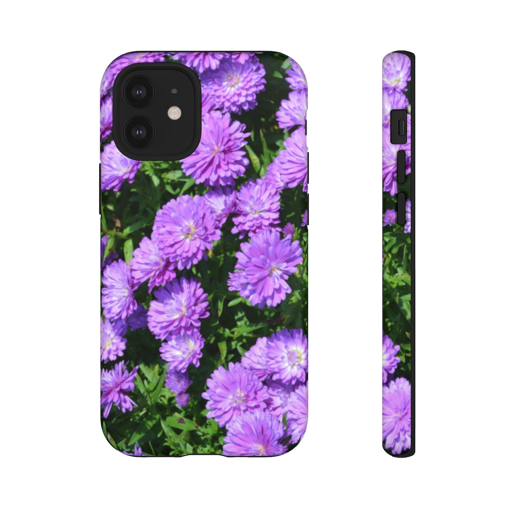 Purple Aster Mobile Phone Case for iPhone and Samsung Galaxy