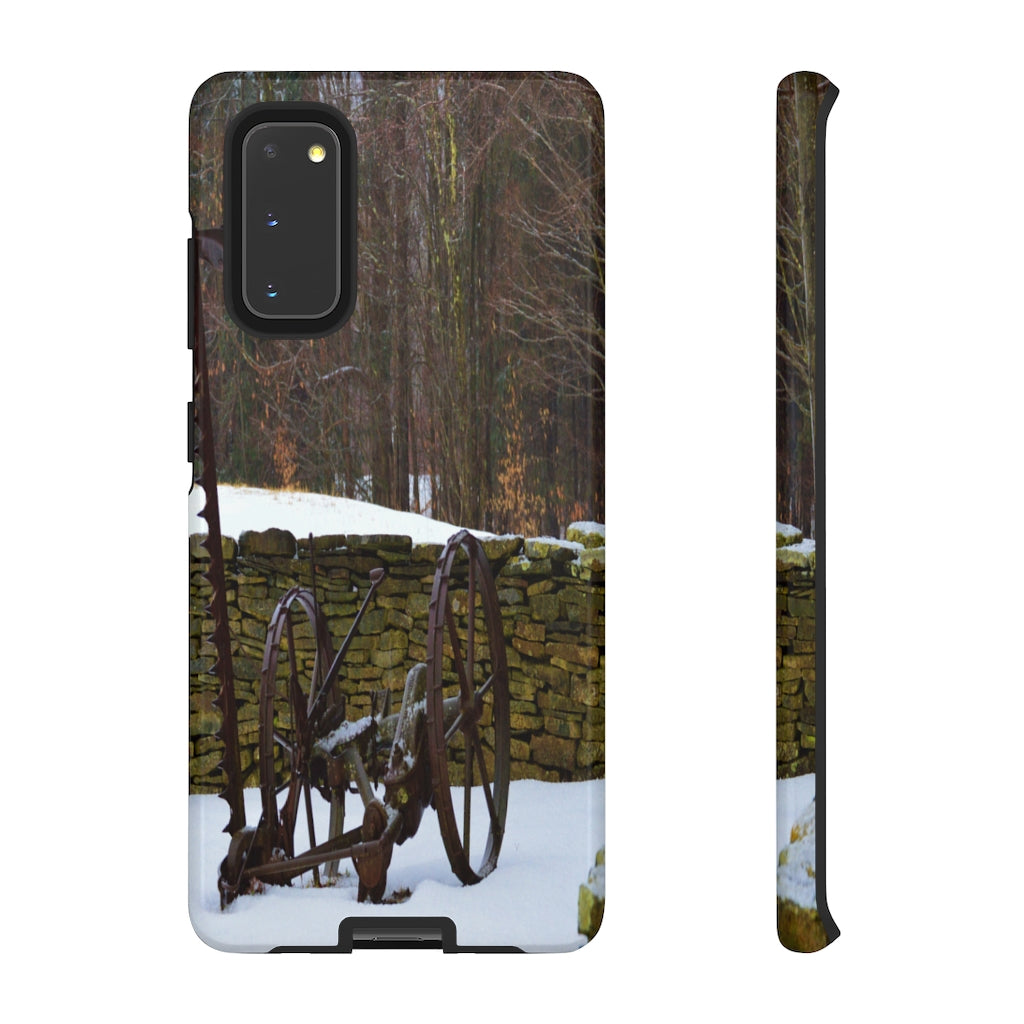 Horse Drawn Sickle Mower Mobile Phone Case for iPhone and Samsung Galaxy