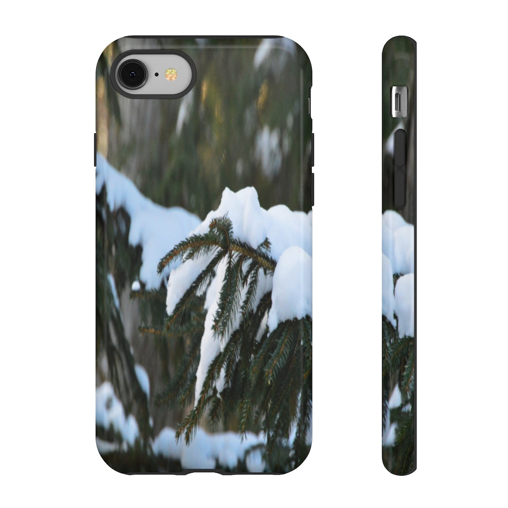 Snowy Pine Mobile Phone Case for iPhone and Samsung Galaxy