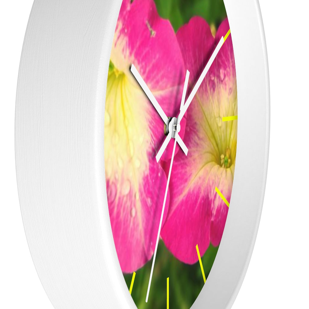 Petunia Wall clock