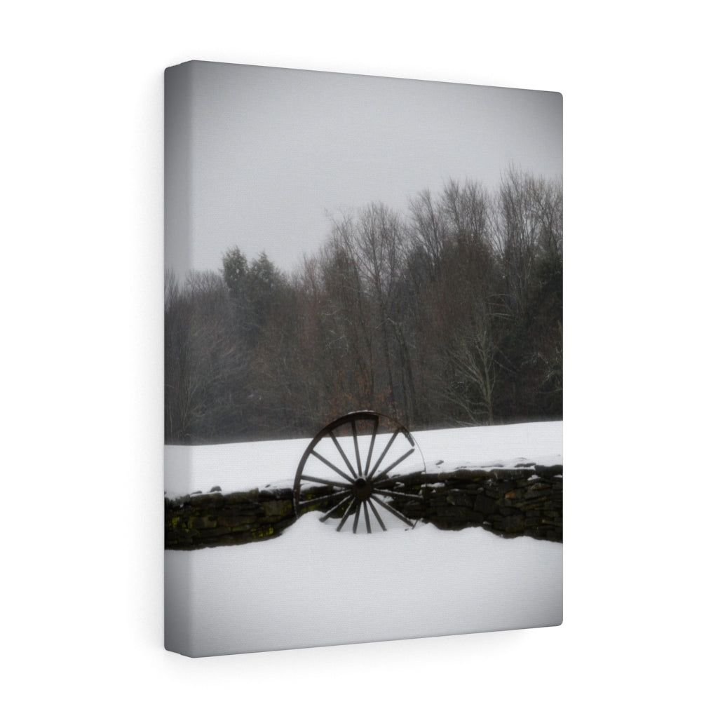 Wagon Wheel Stretched Canvas