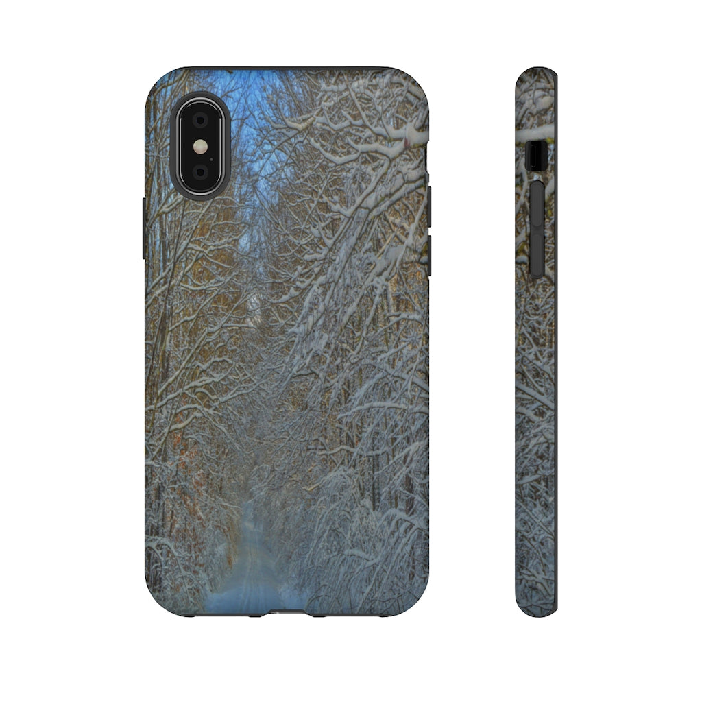 Snowy Path Mobile Phone Case for iPhone and Samsung Galaxy