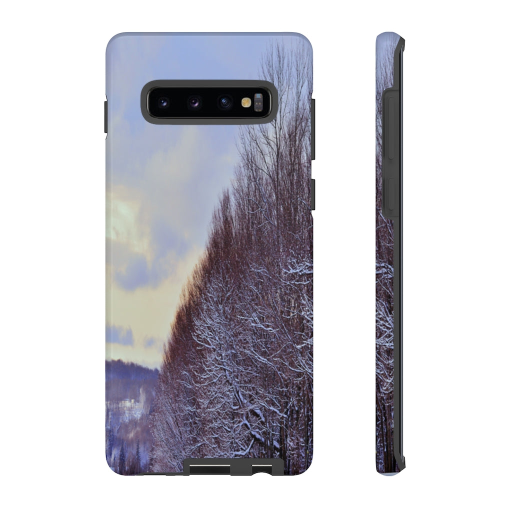 Winter Treeline Tough Case for iPhone and Samsung Galaxy