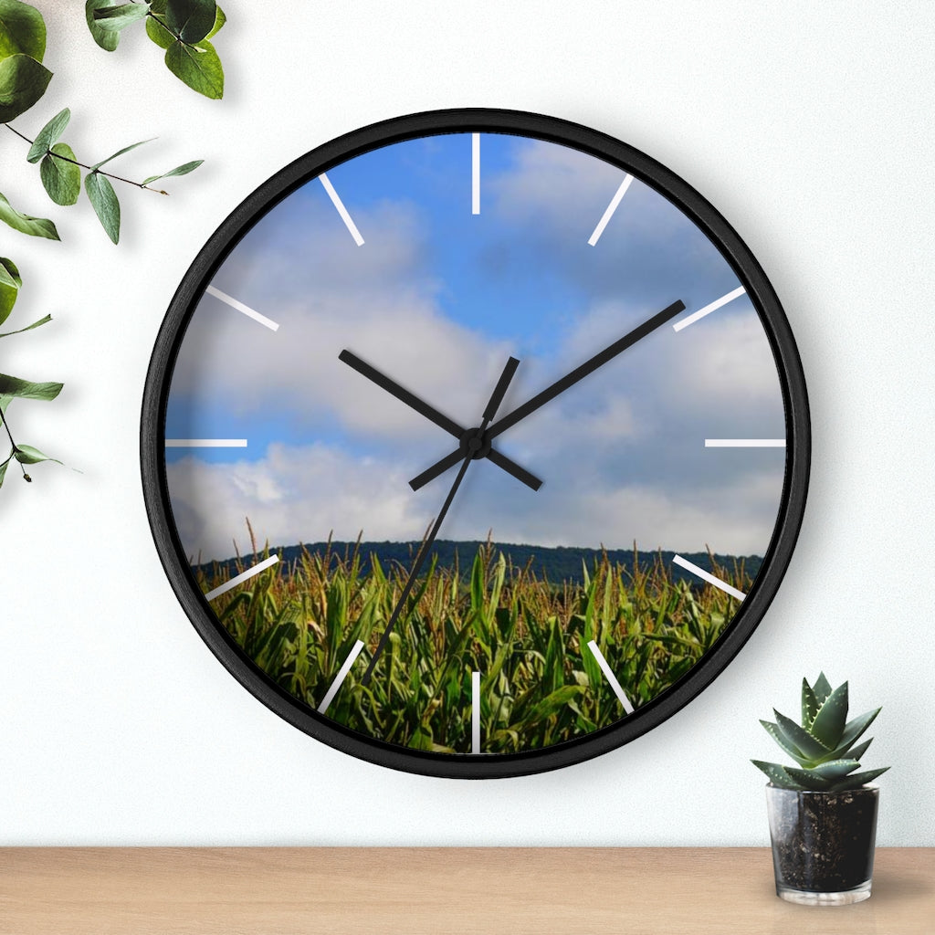 Corn Field Wall clock