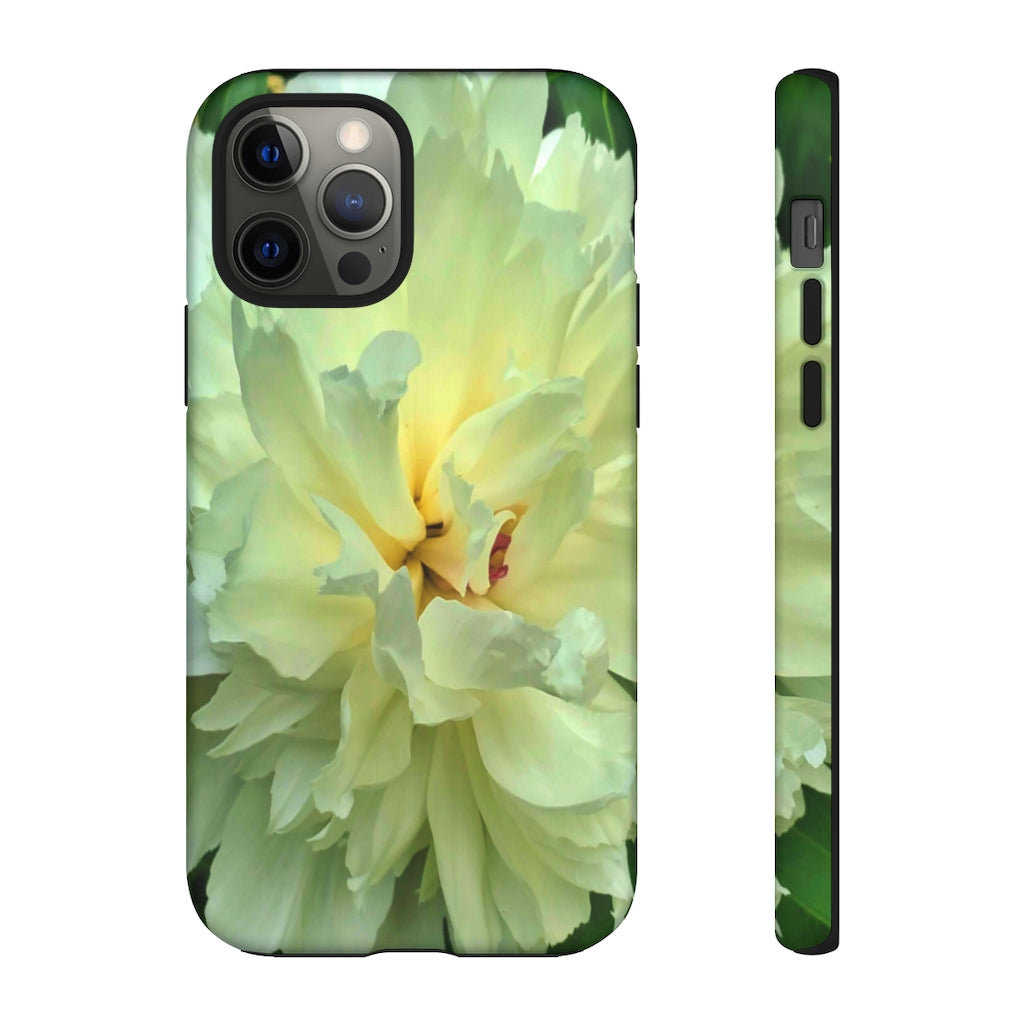 White Peony 2 Tough Case for iPhone and Samsung Galaxy