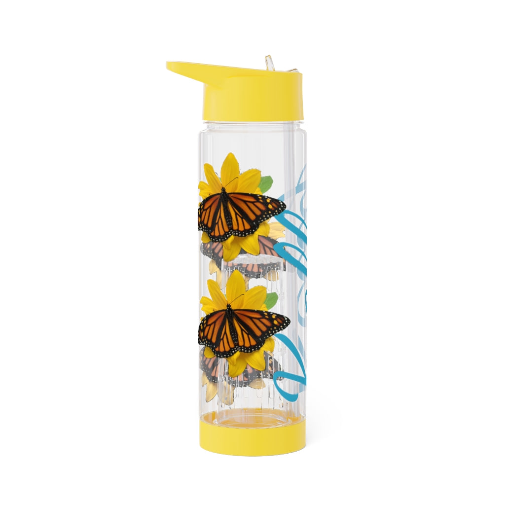 Personalized & Customized Butterfly Infuser Water Bottle (Olivia) (not a decal) I Gift I Bridesmaid I Teacher I Workout I Coworker